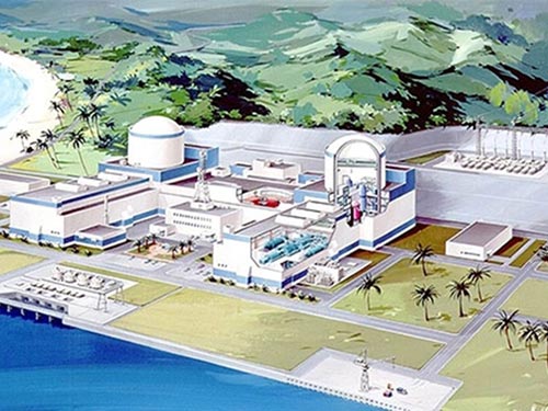Mô hình nhà máy điện hạt nhân Ninh Thuận