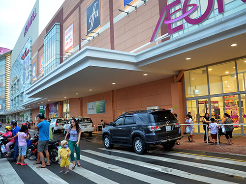 Aeon Mall, trung tâm thương mại của Nhật ở Việt Nam Ảnh: TẤN THẠNH