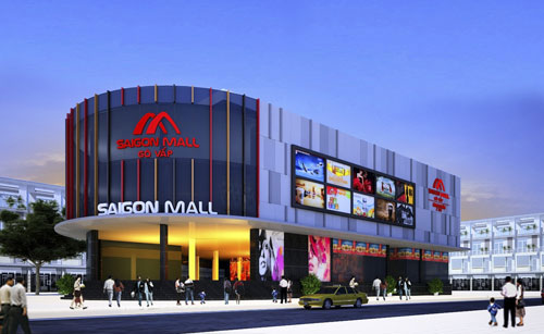 Trung tâm Thương mại SaigonMall nằm trên 2 trục đường chính Nguyễn Oanh và Phan Văn Trị thuộc quận Gò Vấp, TP HCM