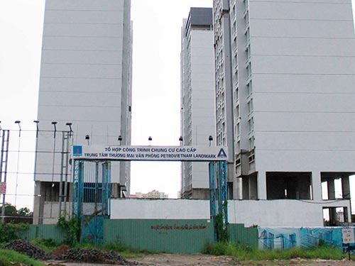 PVC Land bị nhiều khách hàng kiện ra tòa vì chậm bàn giao căn hộ tại dự án PetroVietnam Landmark
 Ảnh: HOÀNG TRIỀU
