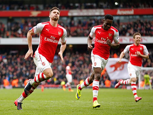 Arsenal là đội có phong độ tốt nhất tại giải ngoại hạng kể từ đầu năm 2015  Ảnh: REUTERS