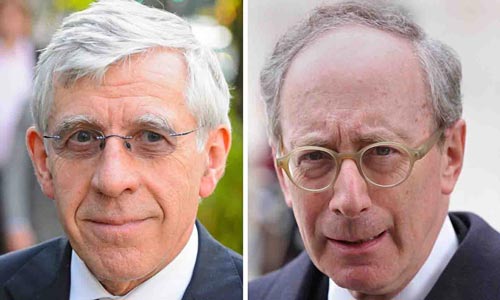 Ông Jack Straw (trái) và ông Malcolm Rifkind Ảnh: PA