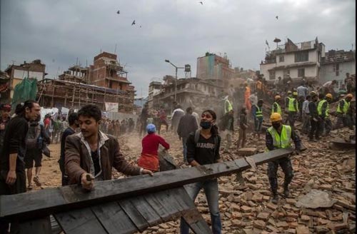 Nepal kêu gọi quốc tế chung tay khắc phục hậu quả động đất Ảnh: CNN