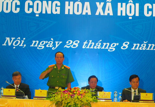 Thượng tướng Lê Quý Vương cho biết tỉ lệ tái phạm tội hiện đang giảm xuống chỉ còn dưới 1%