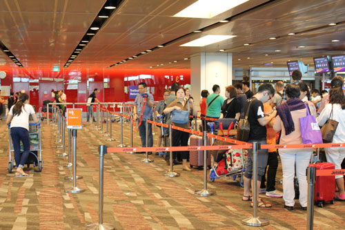 Nhiều du khách Việt bị từ chối nhập cảnh ở sân bay Changi, Singapore Ảnh: THÁI PHƯƠNG