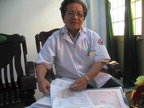 Bác sĩ Lê Bá Thính, Giám đốc Bệnh viện Y học cổ truyền Phú Yên