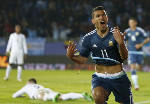 Aguero lập công cho Argentina bằng bàn thắng duy nhất