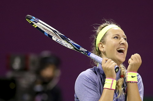 Azarenka vui mừng vào chung kết ở Doha