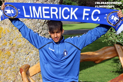 Barry Cotter trong màu áo mới Limerick FC