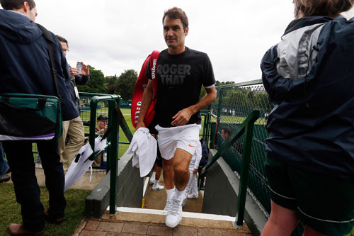 Đã 33 tuổi nhưng Federer vẫn là tay vợt nam nước ngoài được hâm mộ nhất tại Wimbledon Ảnh: REUTERS
