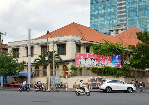 Một góc khu “đất vàng” số 164 Đồng Khởi, quận 1 vào thời điểm năm 2013.