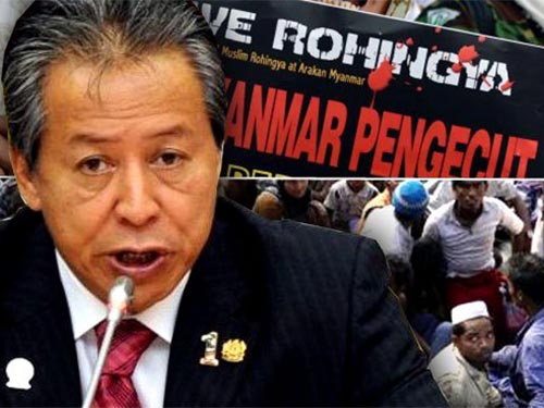 Ngoại trưởng Malaysia Anifah Aman cam kết cho người di cư trú ẩn Ảnh: FREE MALAYSIA TODAY