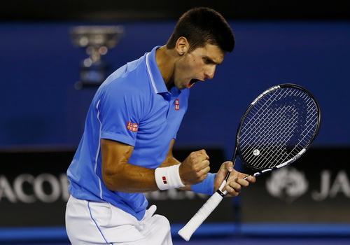 Djokovic thắng trắng ván thứ tư sau phút thi đấu