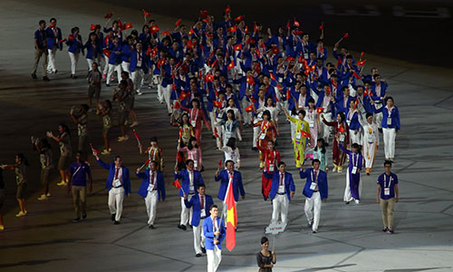 Đoàn TTVN tham dự SEA Games 28 với 570 thành viên trong đó có 392 VĐV, 133 HLV và xếp thứ 3 toàn đoàn.