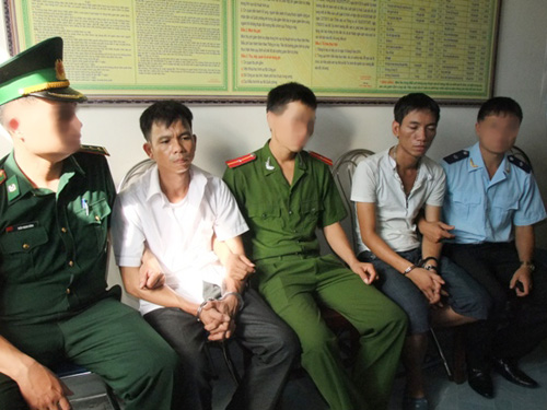Nguyễn Công Cường và Phạm Kim Dũng bị lực lượng chức năng bắt giữ
