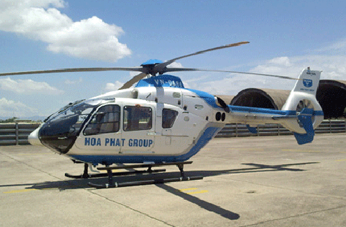 Chiếc trực thăng EC 135P2i của Tập đoàn Hòa Phát đã được bán cho Công ty VinaCopter của Hồng Kông