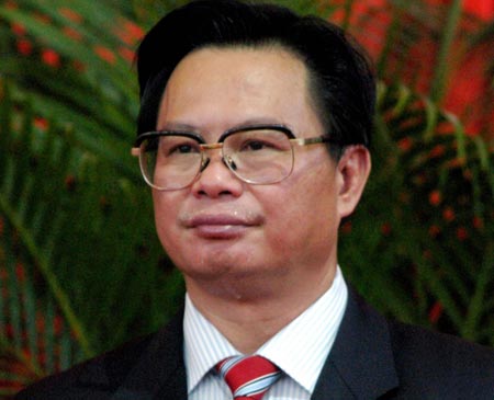 Zhou Zhenhong, the former party secretary of Maoming. (File photo/CNS)