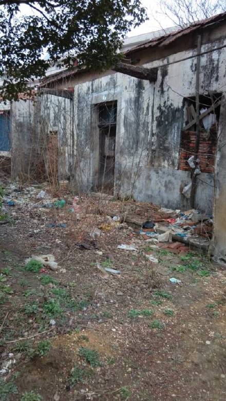 Picture shows : Exterior of the house in which Zhang Qi, 24, is allegedly being kept.  Cruel parents who kept their daughter locked up in a ramshackle old house for six years are being investigated by police. Long-suffering Zhang Qi, 24, was forced into the filthy, dilapidated building after her parents made her dump her boyfriend in 2009 because they didnít approve of him. But despite being told the relationship was over, Zhang tried several times to run away before her parents told everybody that she was mentally ill, and locked up for her own protection in the remote property in the village of Jingang village in central Chinaís Hubei province. Villager Chow Jen, 50, said: &apos;Her parents are powerful people here and everyone was told not to interfere. &apos;Everyone knew about the girl in the house. I moved away and only come back to visit occasionally so I don&apos;t care about their threats, and that&apos;s why was happy to expose these pictures online after the local authorities refused to do anyt