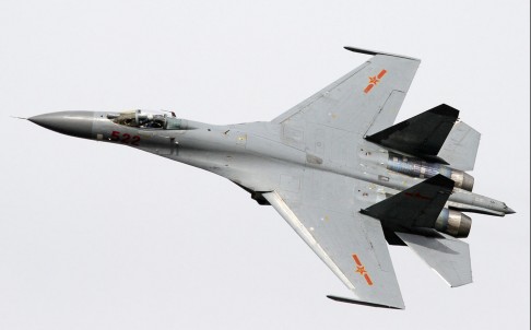 The J-11 can fly about 1,500km before requiring refuelling. Photo: SCMP Pictures