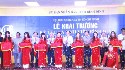 Lễ khai trương ký túc xá sinh viên Bình Định tại khu ký túc xá Đại học Quốc gia TP HCM