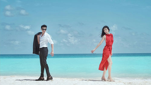 Cảnh quay trong MV “Love in Maldives” của ca sĩ Noo Phước ThịnhẢnh: Quang Chí