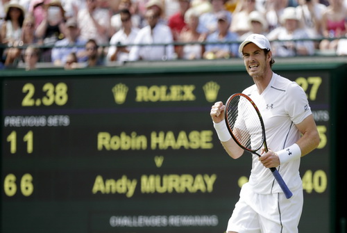 Andy Murray vượt qua Robin Haase