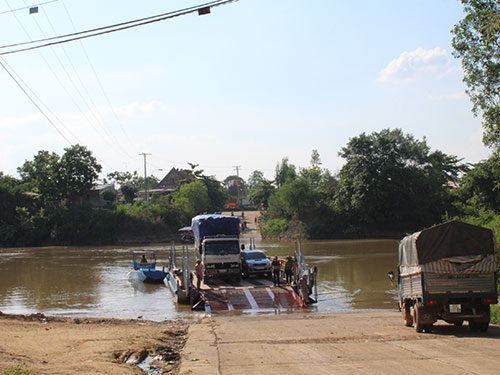 Phà Thanh Sơn vẫn hoạt động trong khi chờ xây cầu