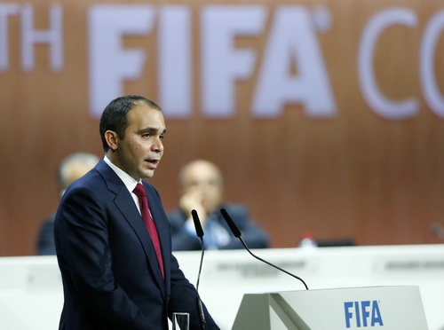 Hoàng thân Al Hussein kêu gọi cải tổ FIFA theo hướng dân chủ, trong sạch và minh bạch