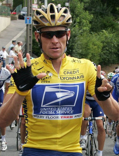 Lance Armstrong giành 7 danh hiệu Tour de France...