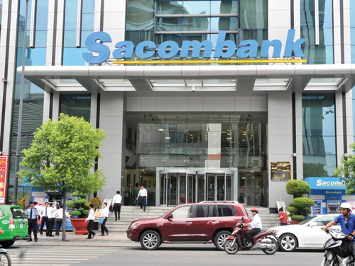 Trụ sở của Sacombank tại TP HCM