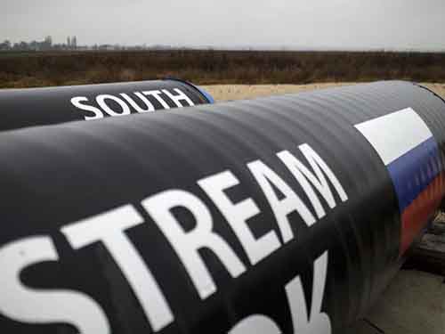 Dự án South Stream (Dòng chảy phương Nam) bị hủy vào tháng 12-2014 Ảnh: Reuters