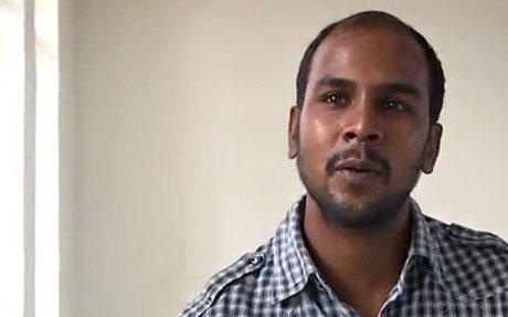 Tử tù Mukesh Singh trả lời phỏng vấn trong bộ phim tài liệu Ảnh: BBC