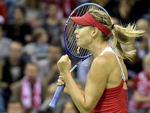 Sharapova trở lại giúp Fed Cup hút khán giả hơnẢnh: EPA