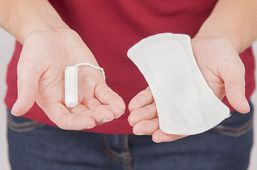 Tampon có nhiều điểm tiện lợi hơn băng vệ sinh thường