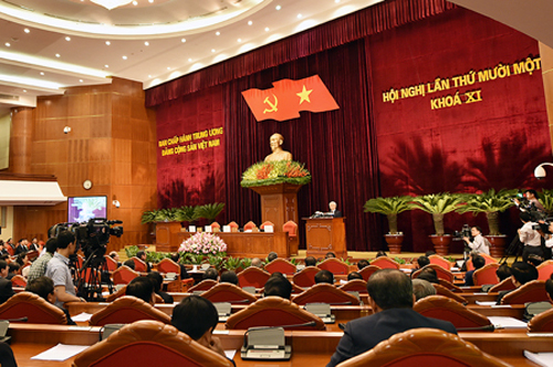 Bế mạc Hội lần thứ 11 Ban chấp hành Trung ương Đảng khóa XI