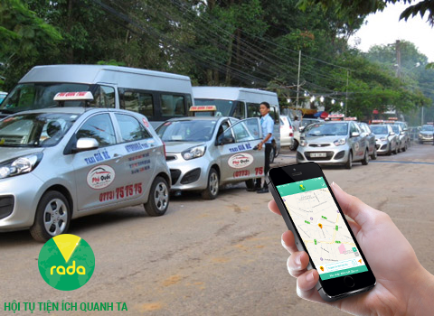 Ứng dụng taxi cảm ứng Vrada giảm 5% trên giá cước đồng hồ