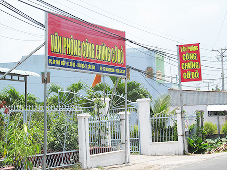 Văn phòng Công chứng Cờ Đỏ do ông Tùng làm trưởng phòng, đã xảy ra nhiều sai phạm trong quá trình hoạt động