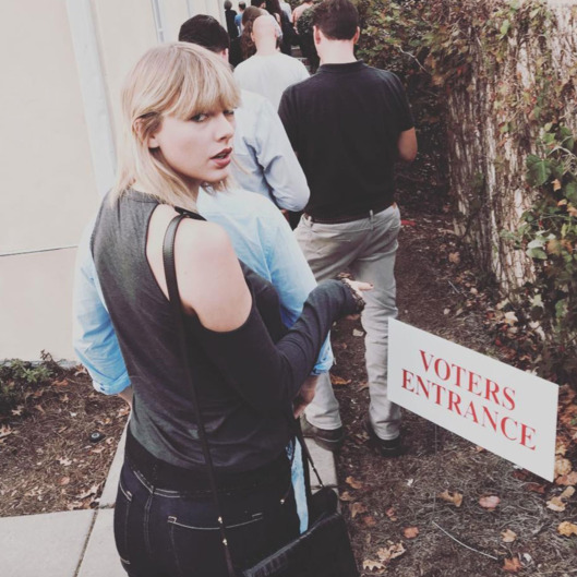 Taylor Swift đi bầu cử