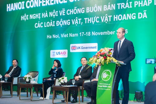 Hoàng tử William kêu gọi cộng đồng quốc tế cần có hành động mạnh mẽ hơn nữa để bảo vệ động vật hoang dã