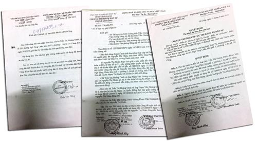 Hồ sơ vụ việc chống lại hoàn toàn quyết định sai luật của Phó Chủ tịch UBND thị xã Gò Công Nguyễn Văn Quốc. Vậy mà UBND thị xã Gò Công vẫn không khắc phục sai lầm