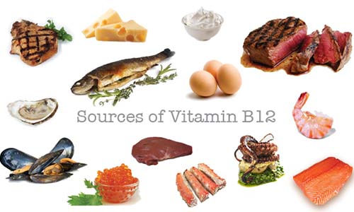 Vitamin B12 có trong gan, trứng, sữa, phô mai, cá, tôm, cua, sò, ốc, dưa giá, dưa cải, tương chao Ảnh: INLIFEHEALTHCARE.COM