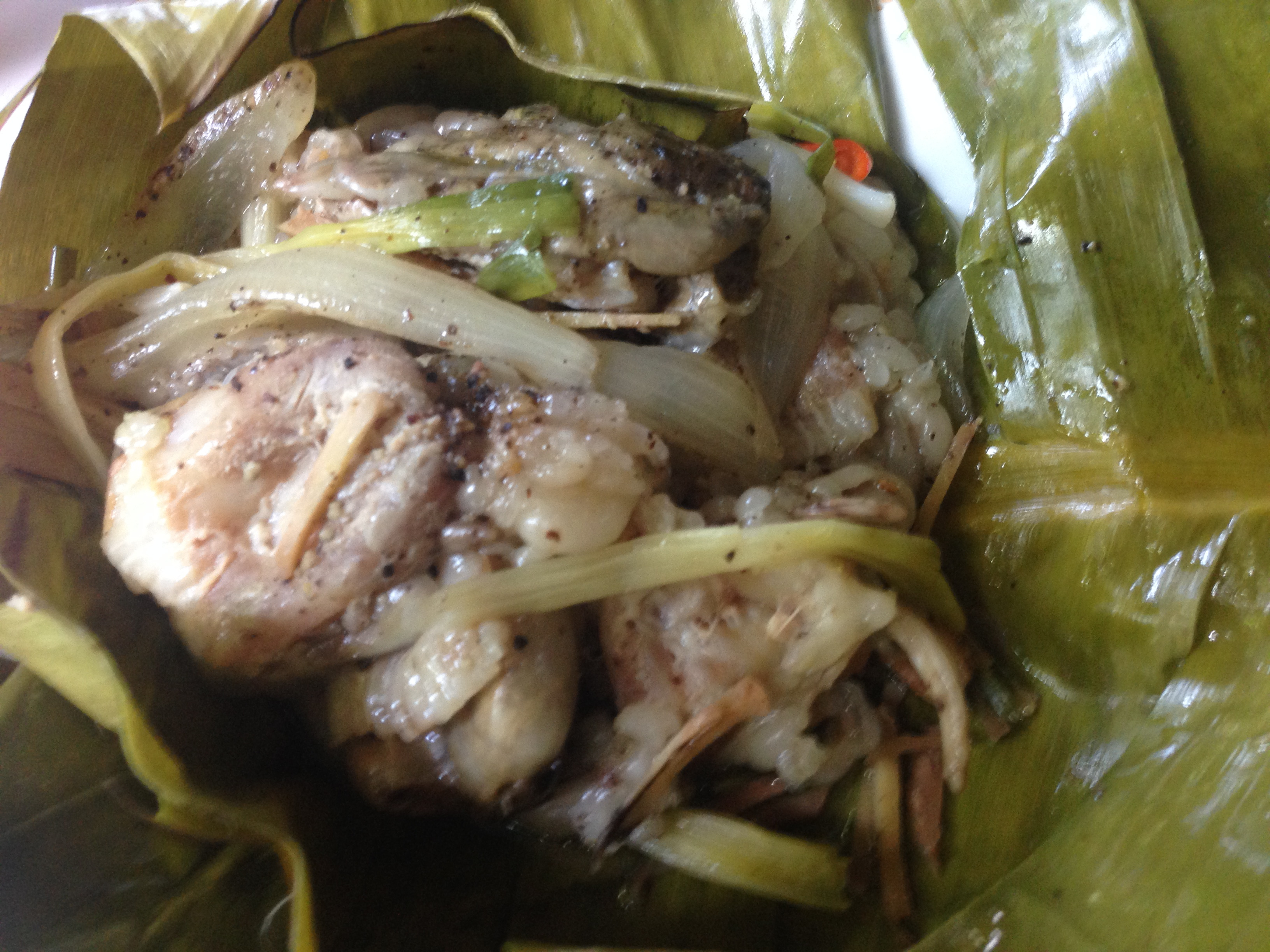  Ruột cá lóc hấp 