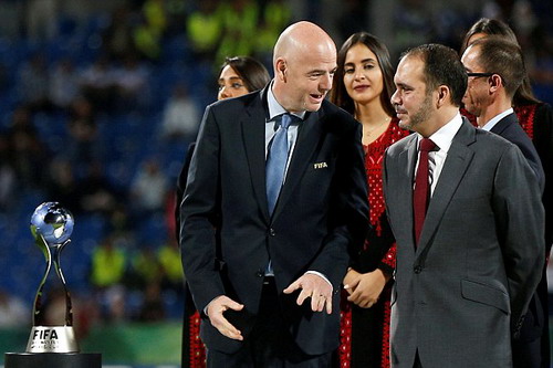 Chủ tịch FIFA Infantino hy vọng The Best sẽ giúp hình ảnh bóng đá đẹp hơn với người hâm mộ