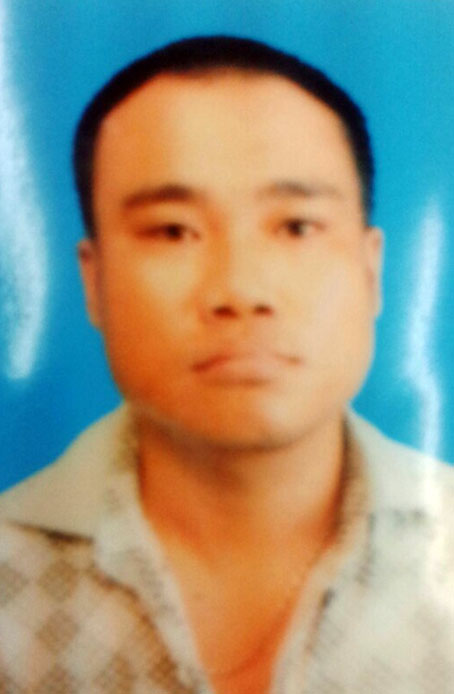 Ngô Tuấn Trường lúc mới bị công an bắt giữ.