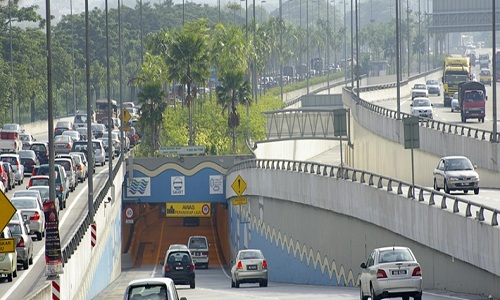 
Đường hầm SMART Tunnel ở Kuala Lumpur. Ảnh: Amusing Planet.
