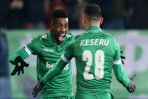 Keseru và Cafu đưa Ludogorets vượt lên trong 15 phút đầu trận