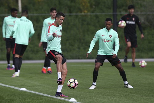 Ronaldo tập luyện cùng tuyển Bồ Đào Nha cho loạt trận vòng loại World Cup