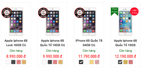 Giá iPhone 6s, 6s Plus trên thị trường xách tay biến động mạnh.