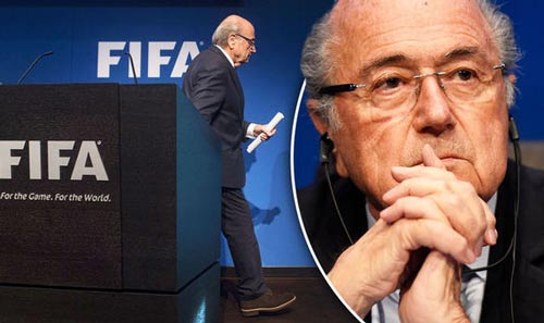 Sepp Blatter, một trong những đối tượng điều tra có hiệu quả của Chris Steele Ảnh: Express