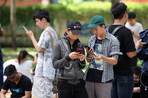 Lưu lượng truy cập dữ liệu qua 3G được dự đoán tăng đột biến vào dịp Tết Ảnh: Hoàng Triều